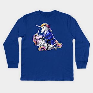 Jiu-Jitsu Unicorns Kids Long Sleeve T-Shirt